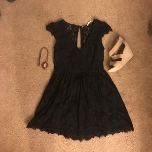 Kimchi Blue black lace dress